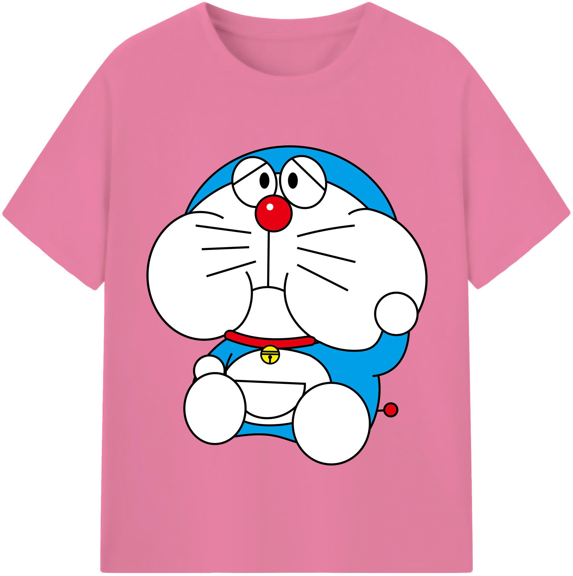 （画像用） ドラえもん Doraemon 綿100％半袖Tシャツ（フロントプリント）